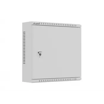 LANBERG TPR-10 Szafka ścienna instalacyjna 400x400x140 mm Szary, zmontowana z perforowaną płytą montażową