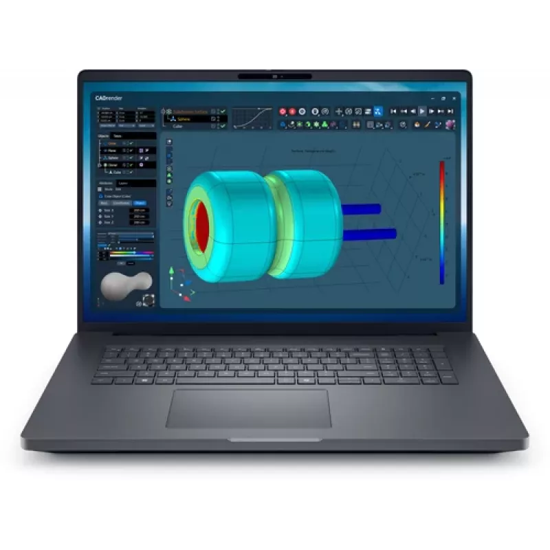 Dell Pro Max 18 Plus MB18250 Mobilna Stacja Robocza - Intel Core Ultra 9 285HX, 64GB RAM, 1TB SSD, NVIDIA RTX PRO 3000 12GB, 18 inch QHD+, Windows 11 Pro