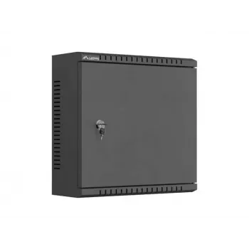 LANBERG WAT1-3414-00B Szafka instalacyjna ścienna TPR 10 z płytą montażową 340x340x140 mm Czarna