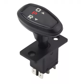 LEAN TOYS Przełącznik biegów do samochodzików dla dzieci - przód/stop/tył, 3-pozycyjny, 6V-12V, 15A, montaż panelowy
