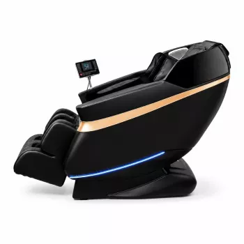 EXTRALINK 3D Zero Gravity Fotel Masażujący Czarno-Złoty