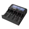 XTAR VP4L Plus 4-slotowa ładowarka do baterii Li-ion/Ni-MH z wyświetlaczem LCD, szybkie ładowanie 2A, funkcja power banku