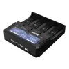XTAR VP4L Plus 4-slotowa ładowarka do baterii Li-ion/Ni-MH z wyświetlaczem LCD, szybkie ładowanie 2A, funkcja power banku