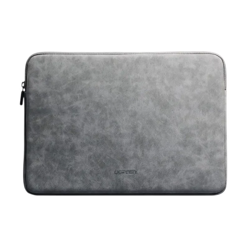 UGREEN Pokrowiec na laptopa 13-13,9 cala szary, skóra PU, magnetyczna podstawka