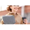 UGREEN Pokrowiec na laptopa 13-13,9 cala szary, skóra PU, magnetyczna podstawka