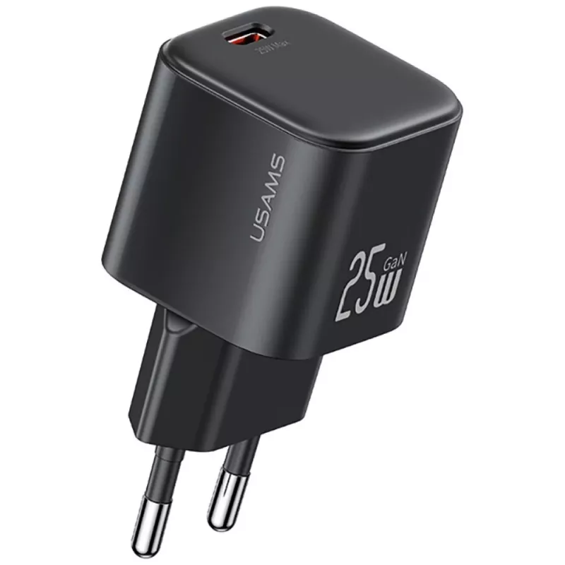 USAMS 25W GaN USB-C szybka ładowarka - biała