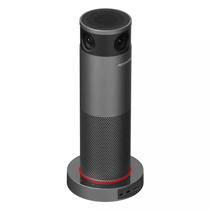 ROCWARE RC360 360° Panoramiczna kamera IP Wi-Fi, 1080P Full HD, dwukierunkowy dźwięk, noktowizja, do użytku wewnętrznego