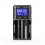 XTAR VX2 PRO KT 2-gniazdowa ładowarka do baterii Li-ion z USB-C QC3.0 i power bankiem