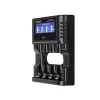 XTAR L4 PRO Uniwersalna inteligentna ładowarka do akumulatorów Li-ion i Ni-MH/Ni-CD z USB-C i wyświetlaczem LCD