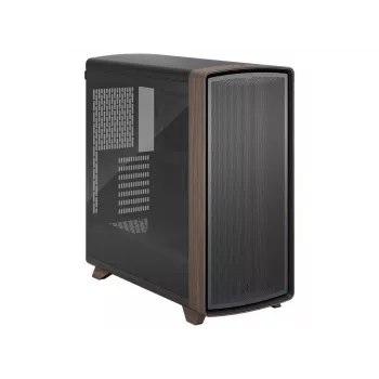 Fractal Design Summit Black TG Light Tint Mid-Tower PC Case z frontem z orzecha włoskiego