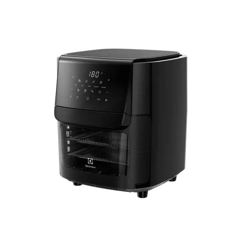 Electrolux AirFryer 800 EAF12B 3,5 l cyfrowy frytownica beztłuszczowa z ekranem dotykowym, 1500 W, 8 programów, czarny