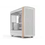 Fractal Design Summit Chalk White TG Clear Tint Mid-Tower Case z prawdziwym dębowym panelem przednim