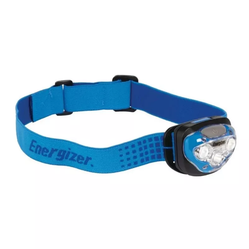 Energizer 326243 LED Opaska na głowę, 200 lumenów, IPX4 odporna na zachlapanie, 3 baterie AAA w zestawie, czarna