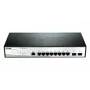 D-Link DGS-1210-10/ME/E Smart Managed Switch, 8x Gigabit Ethernet, 2x SFP, do montażu w szafie rack