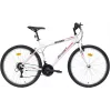 BIKE CITY MILANO 26 Biały/Różowy Miejski Rower Damski 6-biegowy Shimano