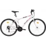 BIKE CITY MILANO 26 Biały/Różowy Miejski Rower Damski 6-biegowy Shimano