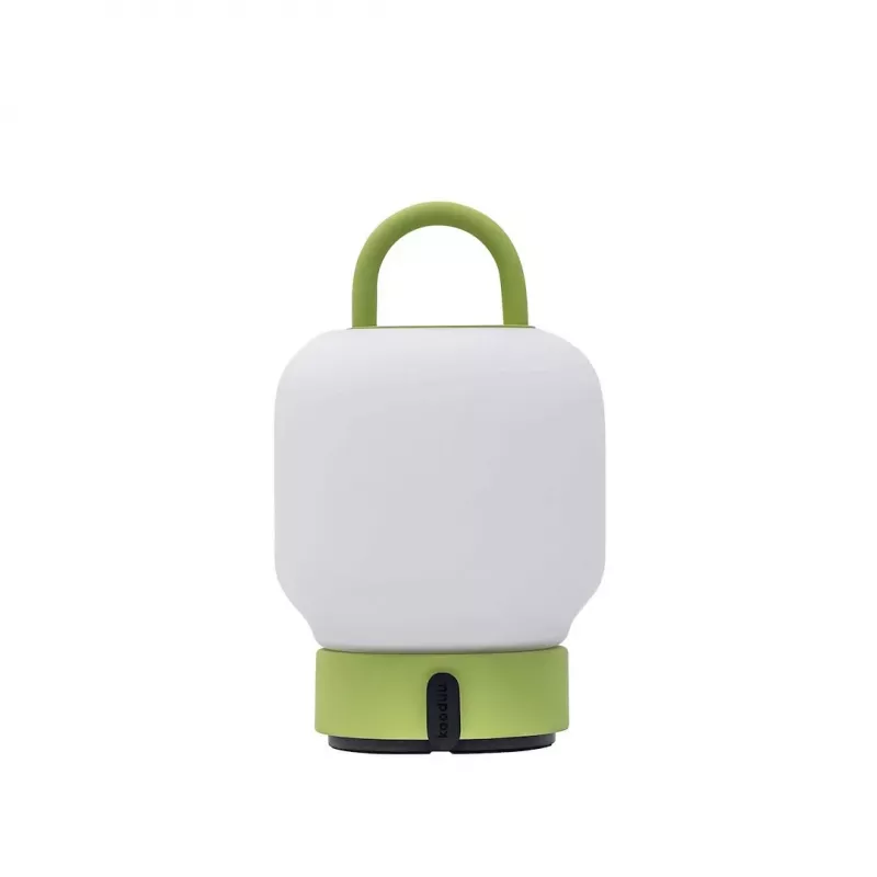 KOODUU Lampa akumulatorowa LOOME Lime - Przenośna lampa stołowa LED, 3-stopniowe ściemniacze dotykowe, IP44 odporna na zachlapanie, USB-C
