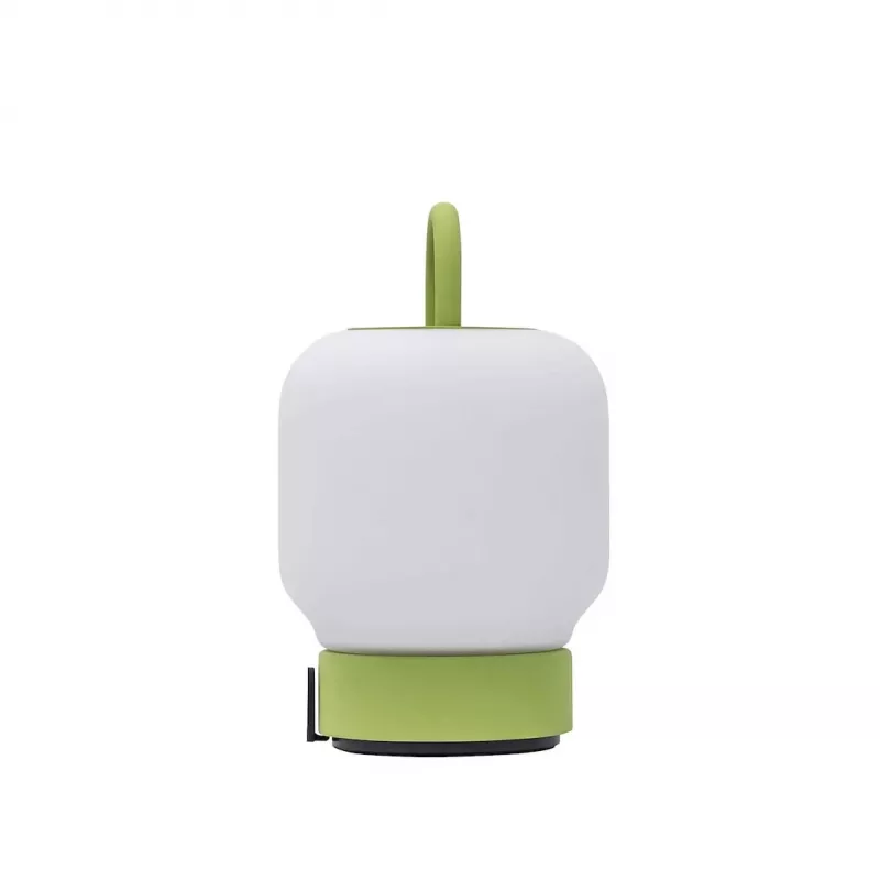 KOODUU Lampa akumulatorowa LOOME Lime - Przenośna lampa stołowa LED, 3-stopniowe ściemniacze dotykowe, IP44 odporna na zachlapanie, USB-C