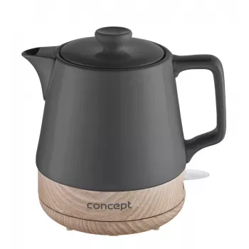Concept RK0062 Ceramiczny czajnik elektryczny 1.2L 1500W Biały we wzory kwiatowe