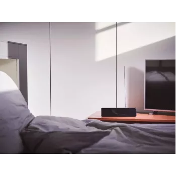 Philips SDV5225/12 Antena telewizyjna wewnętrzna z regulowanym wzmocnieniem, kabel koncentryczny 1,8 m, 75 omów, filtr 3G/4G, DVB-T/T2