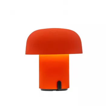 KOODUU Ładowalna lampka stołowa LED SENSA Pomarańczowa – Bezprzewodowa, ściemniana, USB-C, 150 lumenów, ciepła biel