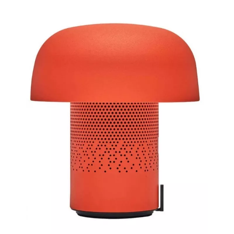 KOODUU Sensa Play Przenośny głośnik Bluetooth z lampą LED RGB z regulacją jasności, IPX4 odporność na zachlapanie, łączenie TWS, USB-C, pomarańczowy