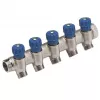 Caleffi 5R Series Termostatyczny zawór mieszający 3/4 inch NPT wlot x 1/2 inch NPT wylot, mosiądz bezołowiowy, ASSE 1017