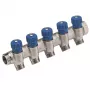 Caleffi 5R Series Termostatyczny zawór mieszający 3/4 inch NPT wlot x 1/2 inch NPT wylot, mosiądz bezołowiowy, ASSE 1017