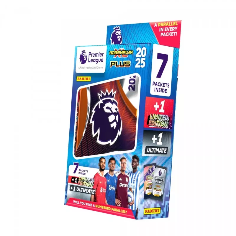 Panini Adrenalyn XL Calciatori 2023-2024 Zestaw startowy, włoskie karty kolekcjonerskie piłkarskie z albumem, 4 boostery, 2 karty limitowane