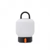 KOODUU Ładowalna lampa stołowa LOOME Szara | 3-stopniowy dotykowy ściemniacz, bateria 2200mAh, USB-C, ciepłe białe LED