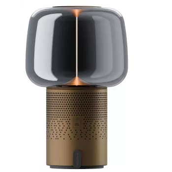 KOODUU Serena Play Przenośna lampa LED z głośnikiem Bluetooth Brązowa