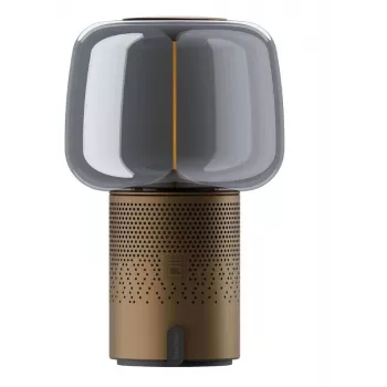 KOODUU Serena Play Przenośna lampa LED z głośnikiem Bluetooth Brązowa
