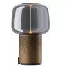 KOODUU Serena Play Przenośna lampa LED z głośnikiem Bluetooth Brązowa