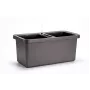 URBALIVE BERBERIS DUO Samonawadniająca donica 78 x 39 cm szara