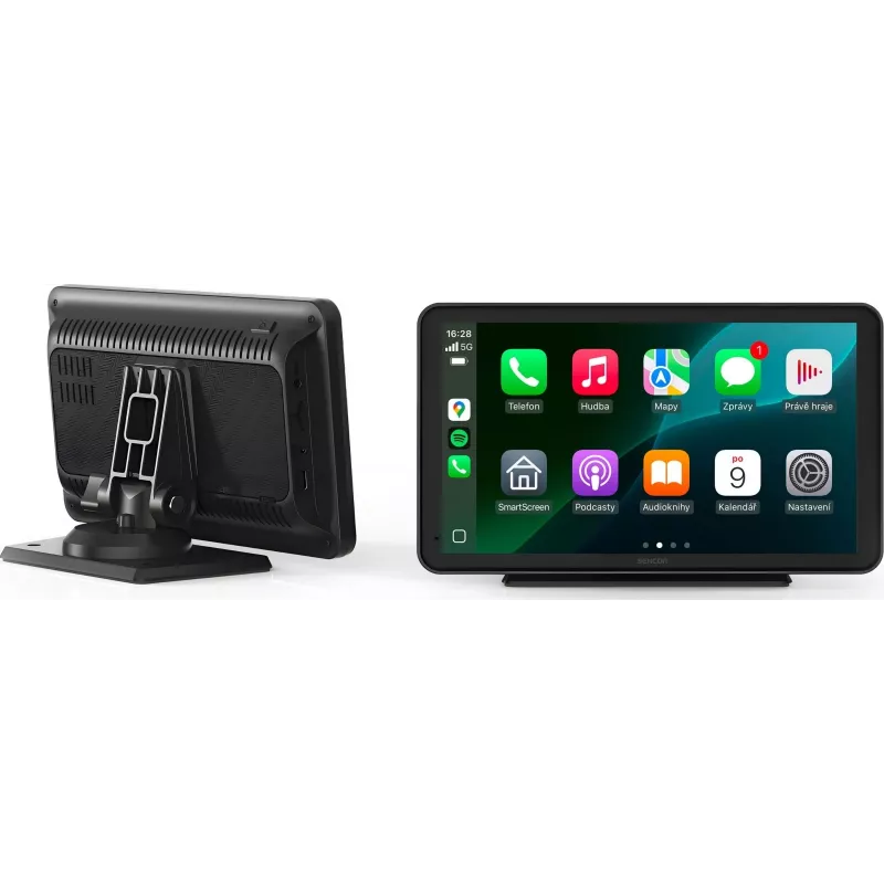 SENCOR SCT M760 BWT 7 inch 2DIN CarPlay Android Auto Bluetooth Radio Samochodowe z Wejściem na Kamerę Cofania