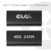 Club 3D USB-C żeński adapter 40G 240W 8K60Hz
