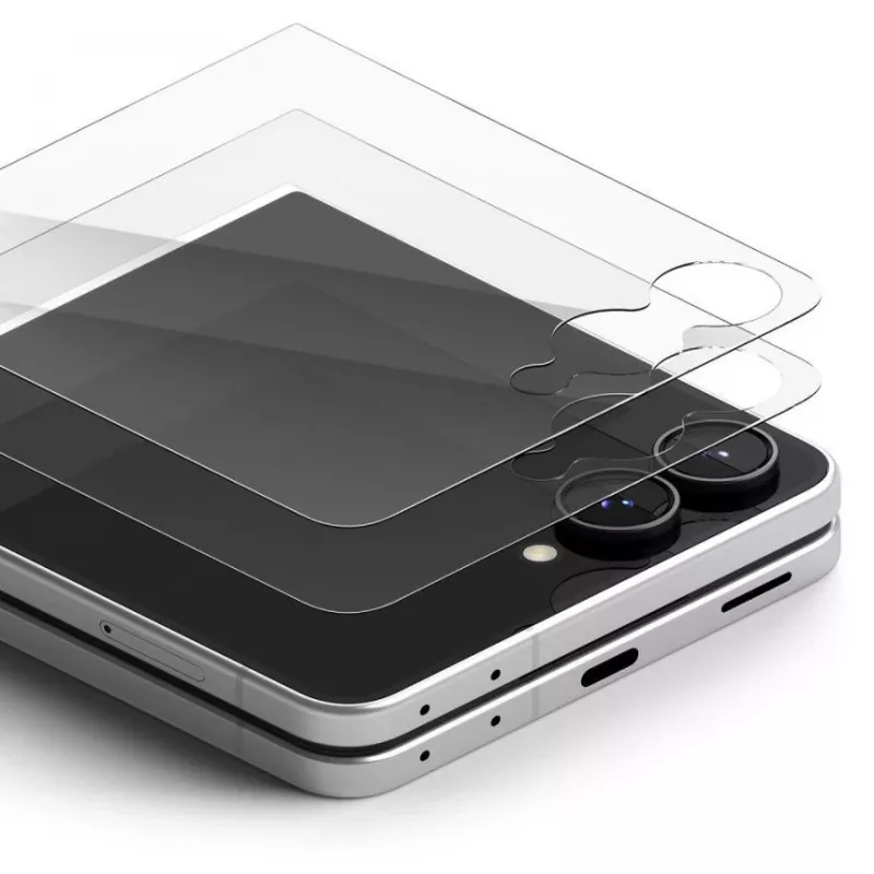 Ringke Cover Display Pro 2-Pack Szkło hartowane na wyświetlacz zewnętrzny do Galaxy Z Flip 8 - przezroczyste
