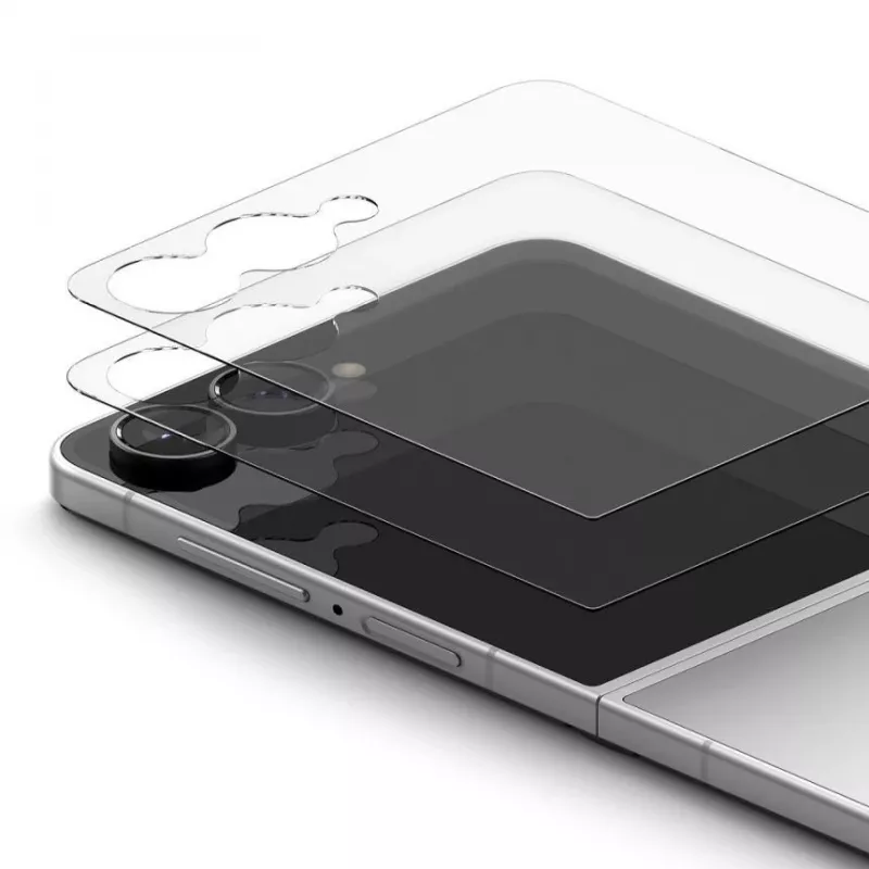 Ringke Cover Display Pro 2-Pack Szkło hartowane na wyświetlacz zewnętrzny do Galaxy Z Flip 8 - przezroczyste