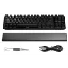 BE QUIET! Keyboard Light Mount TKL Silent Tactile Mechaniczna klawiatura – 75% US ANSI, Gateron Brown, Bluetooth i USB-C, QMK/VIA