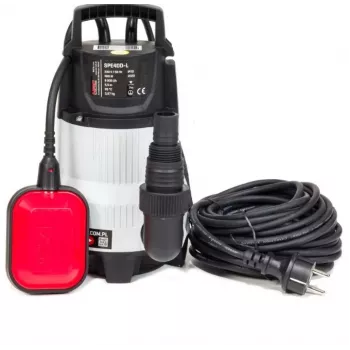 NAC Pompa zatapialna do brudnej wody 400W SPE40D-L z pływakiem, 7500 l/h, 5 m wysokości podnoszenia
