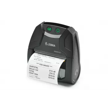 Zebra DT Printer ZQ320 Plus_ 802.11AC & BT 4.X No Label Sensor Outdoor Use English