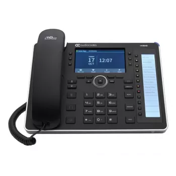 AudioCodes 445HD - Telefon VoIP z identyfikacją numeru / funkcją czekania na połączenie