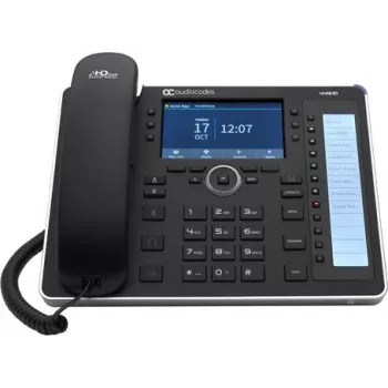 AudioCodes 445HD - Telefon VoIP z identyfikacją numeru / funkcją czekania na połączenie