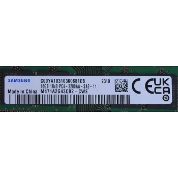 Samsung SO-DIMM 16GB DDR4 1Rx8 3200MHz PC4-25600 M471A2G43CB2-CWE - 16 GB - DDR4