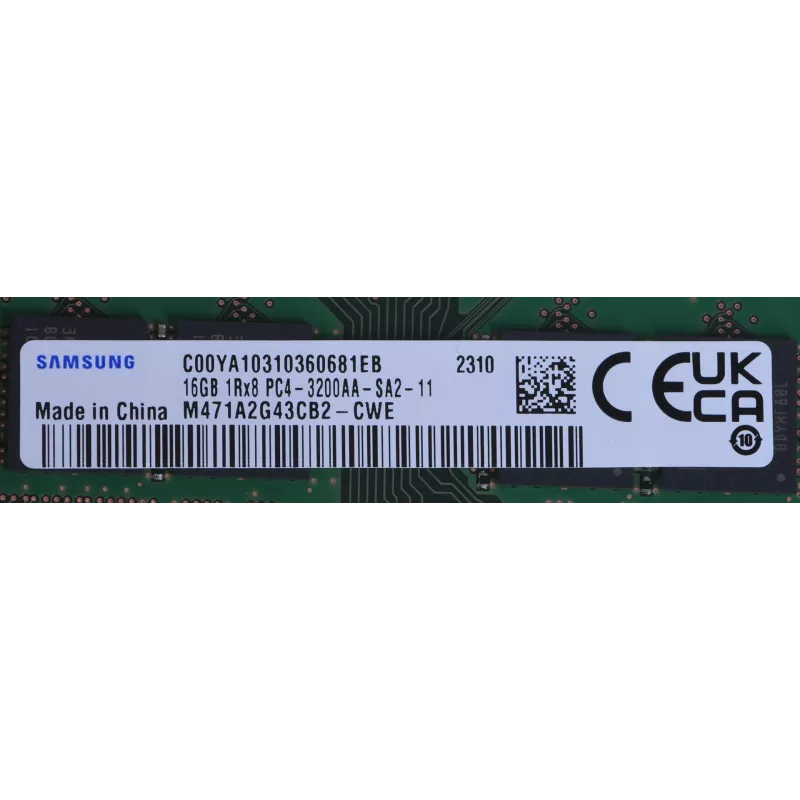 Samsung SO-DIMM 16GB DDR4 1Rx8 3200MHz PC4-25600 M471A2G43CB2-CWE - 16 GB - DDR4