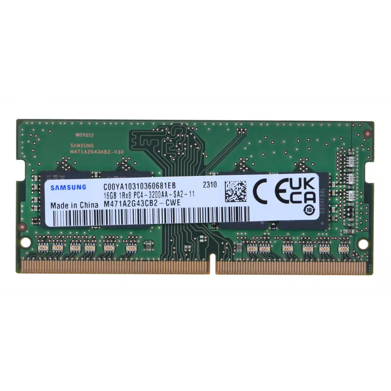 Samsung SO-DIMM 16GB DDR4 1Rx8 3200MHz PC4-25600 M471A2G43CB2-CWE - 16 GB - DDR4