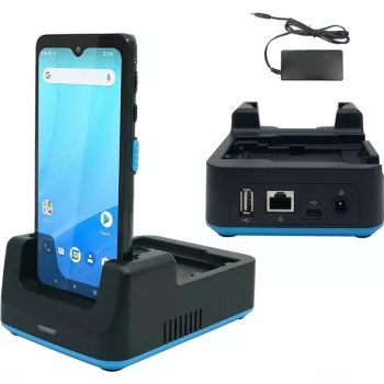 Unitech PA768 1-slotowa stacja dokująca Ethernet z zasilaczem 5V/6A