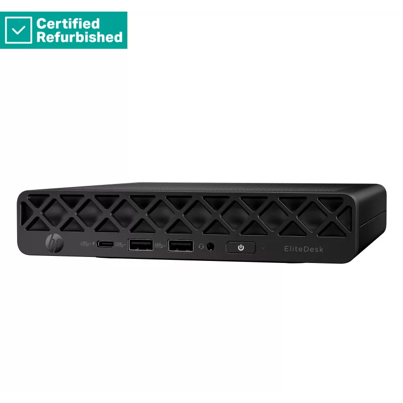 RENEW SILVER HP EliteDesk 8 G1i Mini - Ultra 9-285, 64GB, 1TB SSD, mysz USB, Windows 11 Home, 1 rok