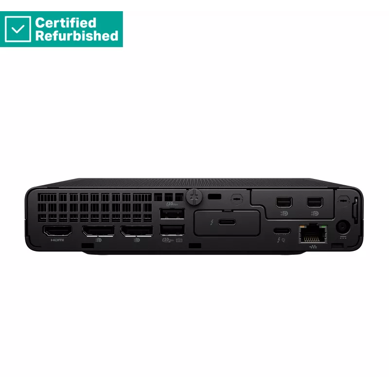 RENEW SILVER HP EliteDesk 8 G1i Mini - Ultra 9-285, 64GB, 1TB SSD, mysz USB, Windows 11 Home, 1 rok