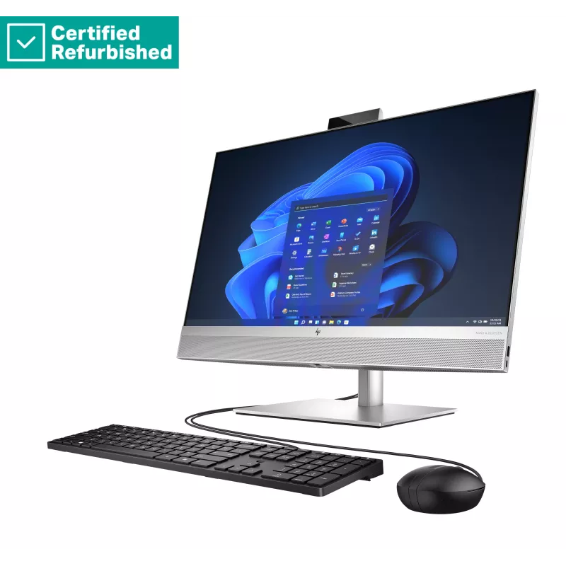 RENEW SILVER HP Elite 870 G9 AIO All-in-One 27 - i9-14900, 64GB, 2TB SSD, 27 QHD Non-Touch AG, regulowana wysokość, mysz USB, Win 11 Pro, 1 rok